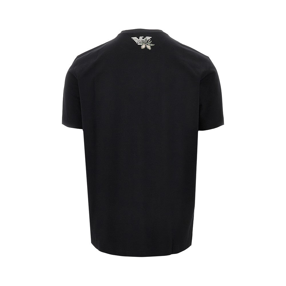 T-shirt con stampa e ricamo ASV