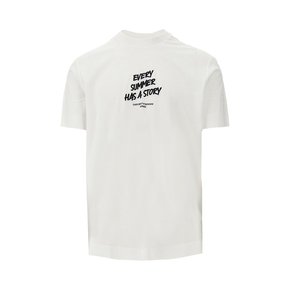 T-shirt con ricamo 'Summer Mood'