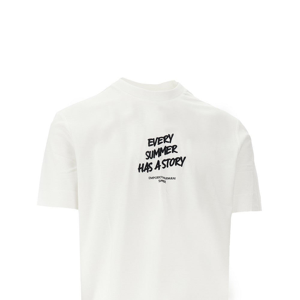 T-shirt con ricamo 'Summer Mood'