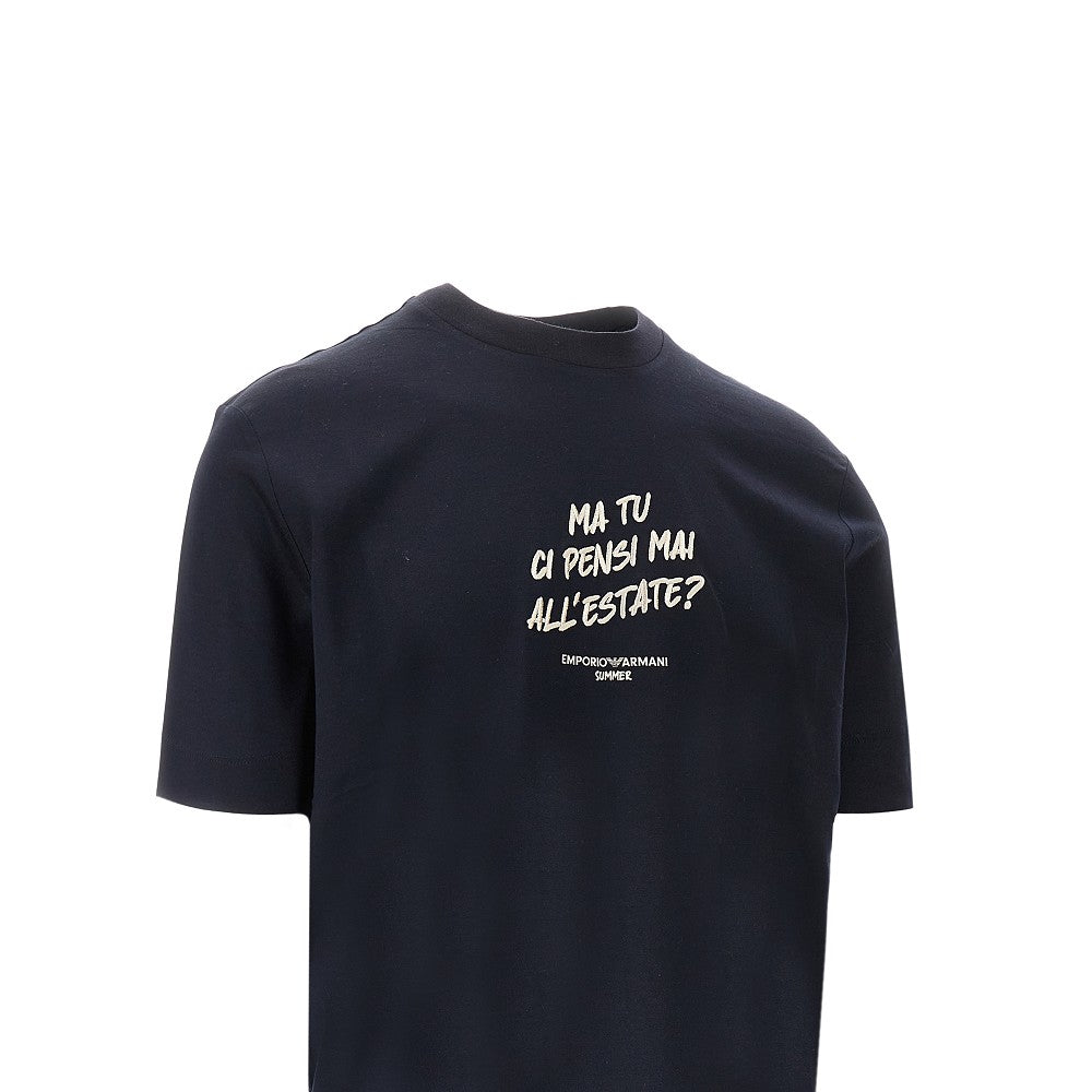 T-shirt con ricamo 'Summer Mood'