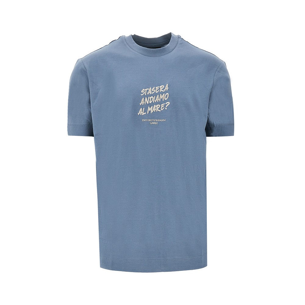 'Summer Mood' embroidery T-shirt