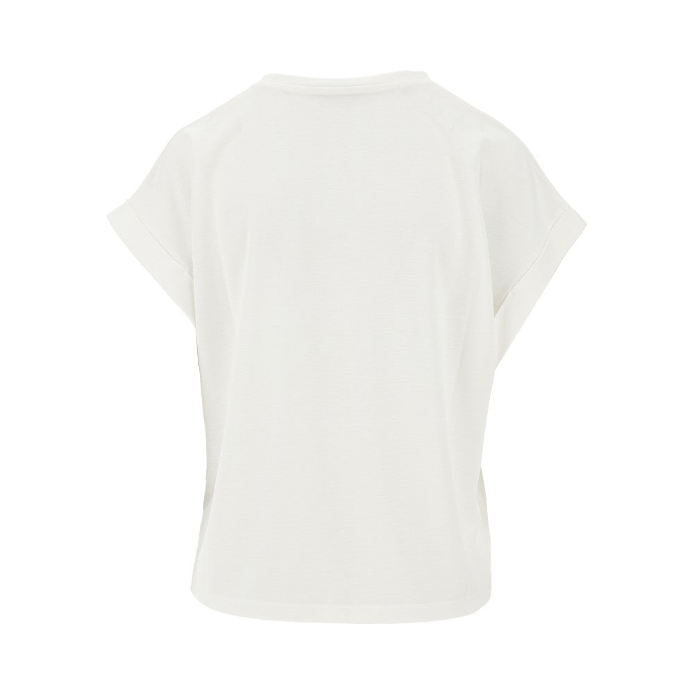 Sheer logo T-shirt