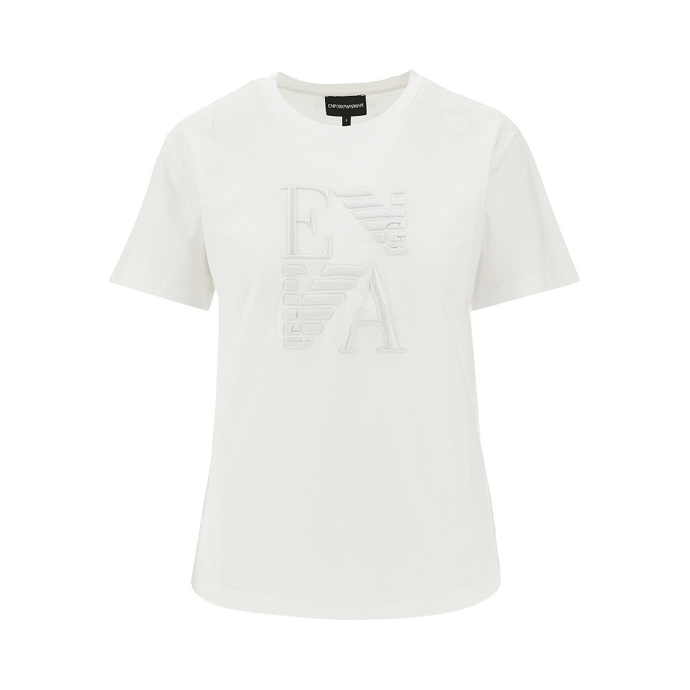 Organic cotton T-shirt with logo embroidery
