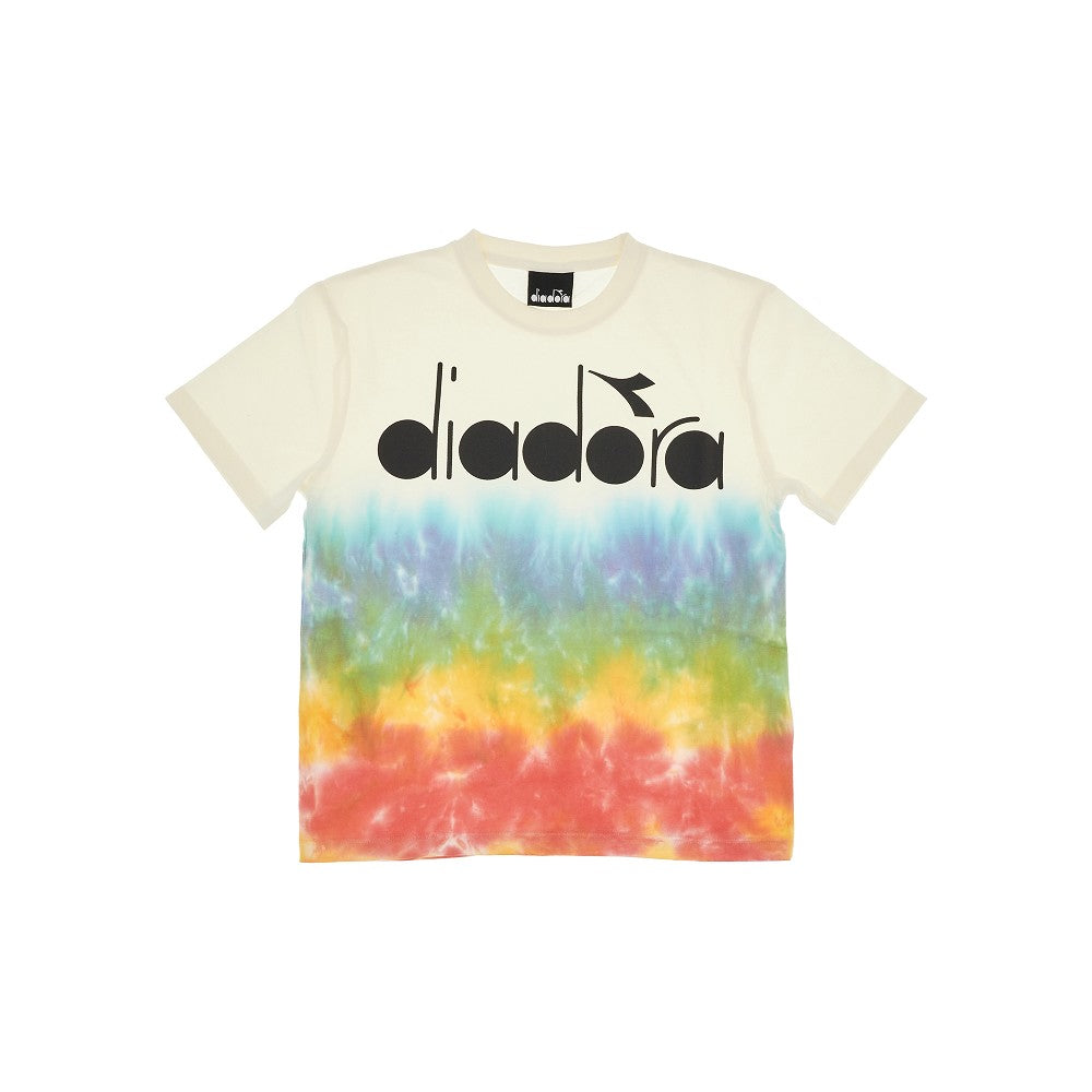 T-shirt Tie-Dye con stampa logo