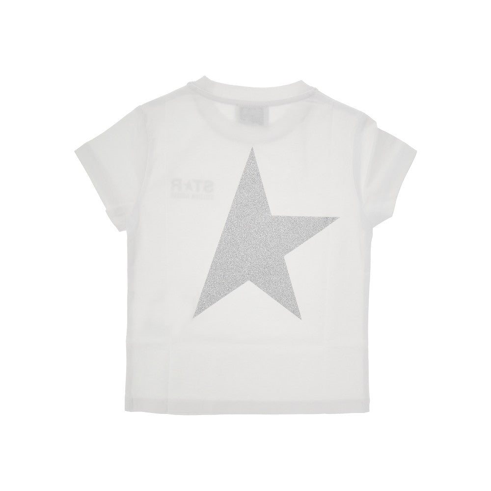 T-shirt con stampa Star glitterata
