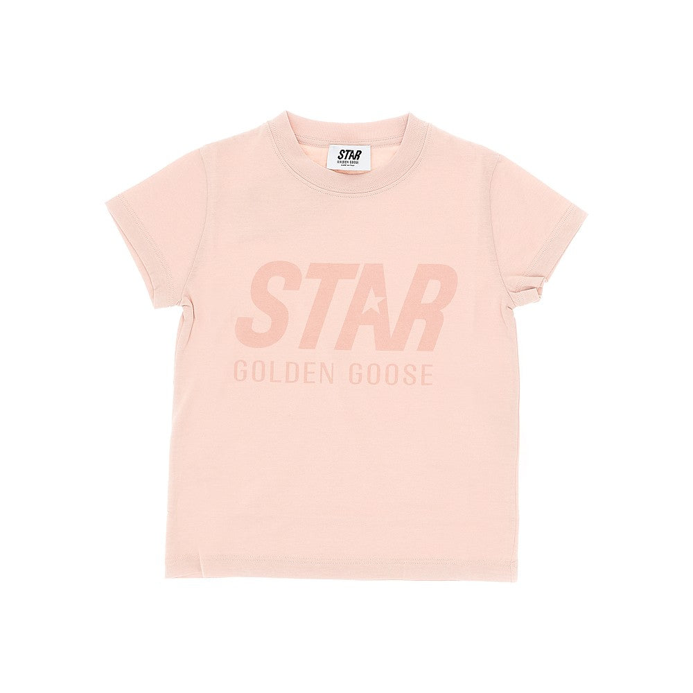 T-shirt in jersey con stampa logo