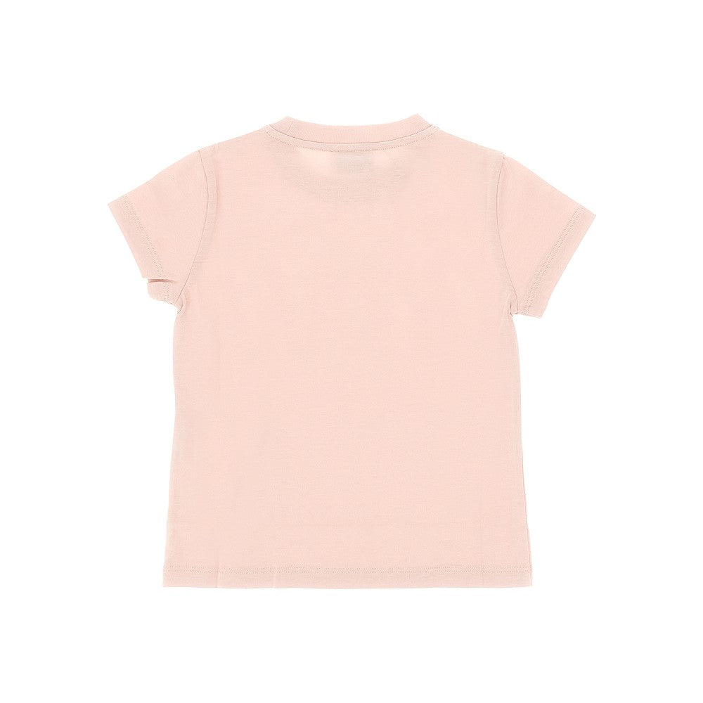 T-shirt in jersey con stampa logo