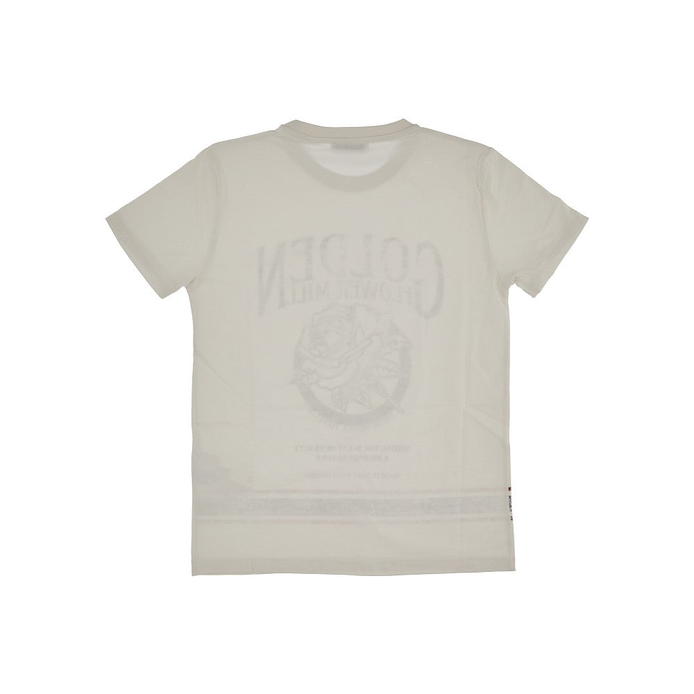 T-shirt con stampa &#39;Golden Flower Mills&#39;