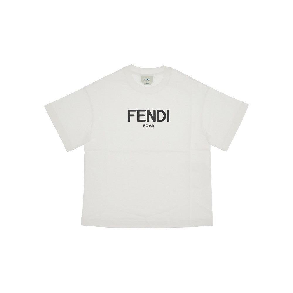 T-shirt con stampa &#39;FENDI ROMA&#39;