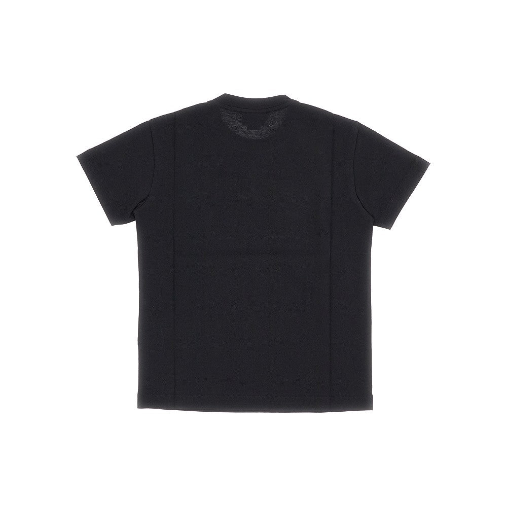 T-shirt con logo ricamato