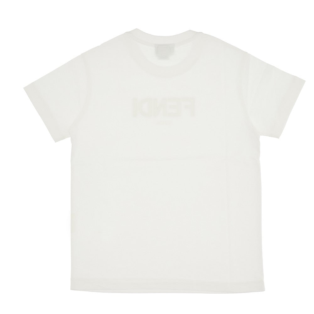 T-shirt con ricamo 'FENDI ROMA'