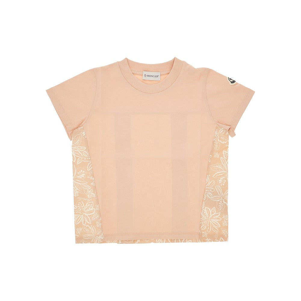 T-shirt con motivo floreale sul retro