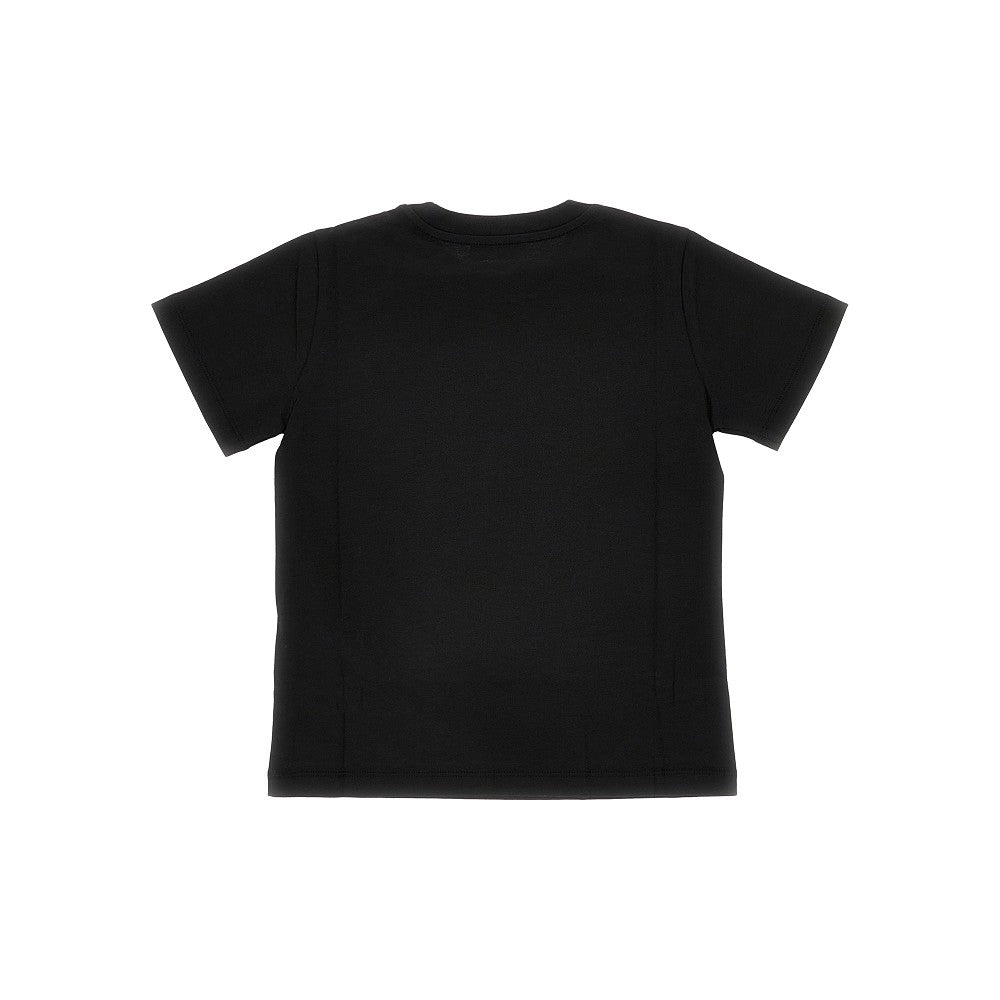 Cotton jersey T-shirt with logo print