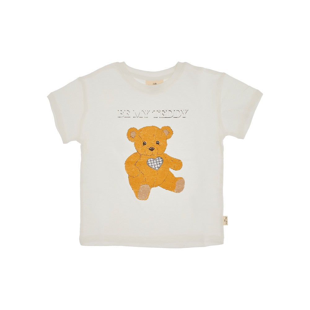 T-shirt in cotone e lino