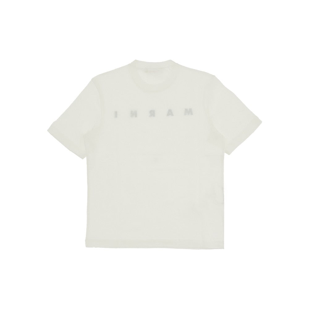 T-shirt con stampa logo