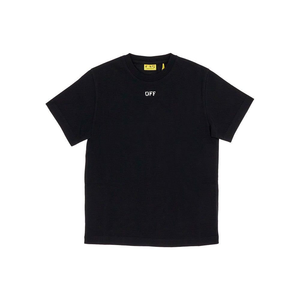 T-shirt con stampa OFF e Arrow