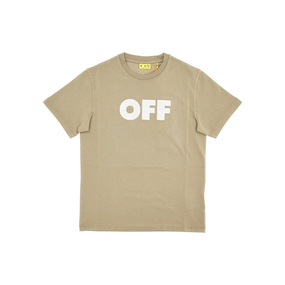 T-shirt Garment Dyed con stampa logo