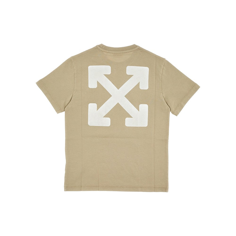 T-shirt Garment Dyed con stampa logo