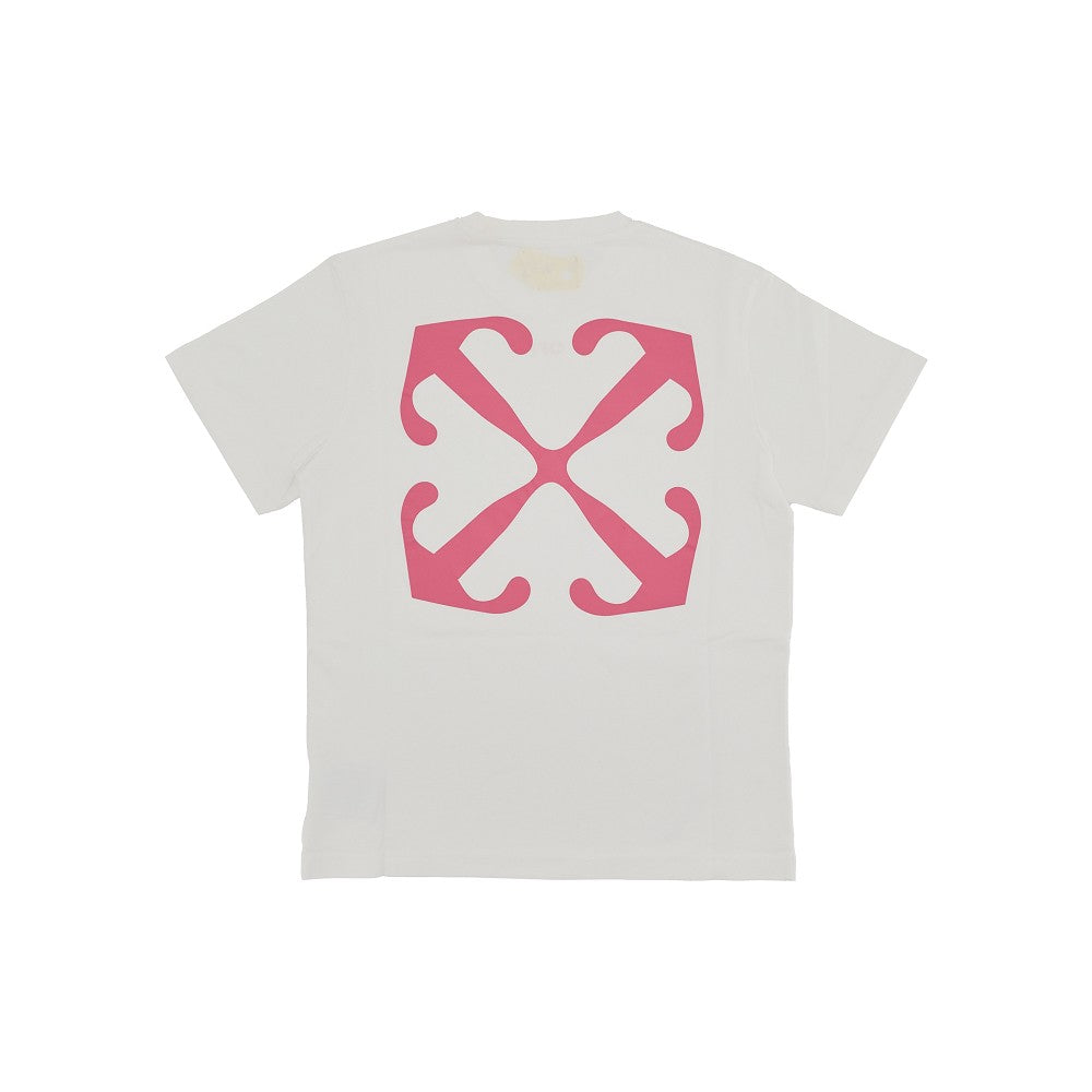 T-shirt con stampa OFF e Arrow