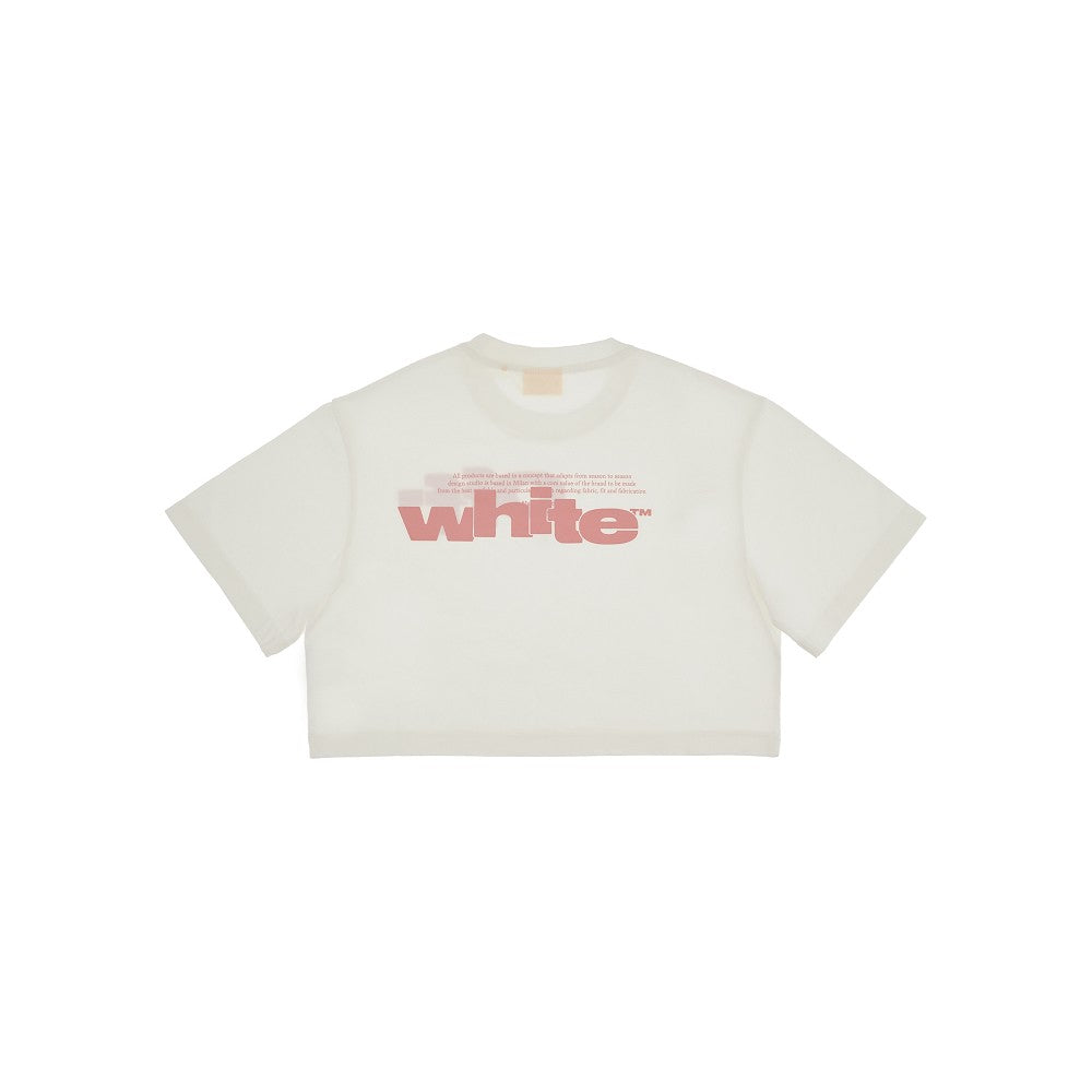 Type Graphic logo print Boxy T-shirt
