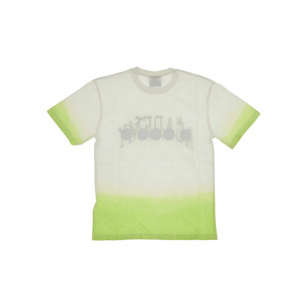 T-shirt con stampa glitterata