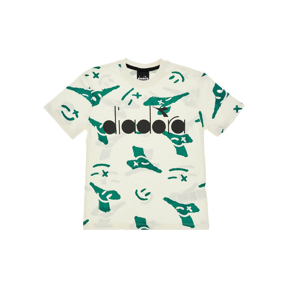 T-shirt con stampa Smile