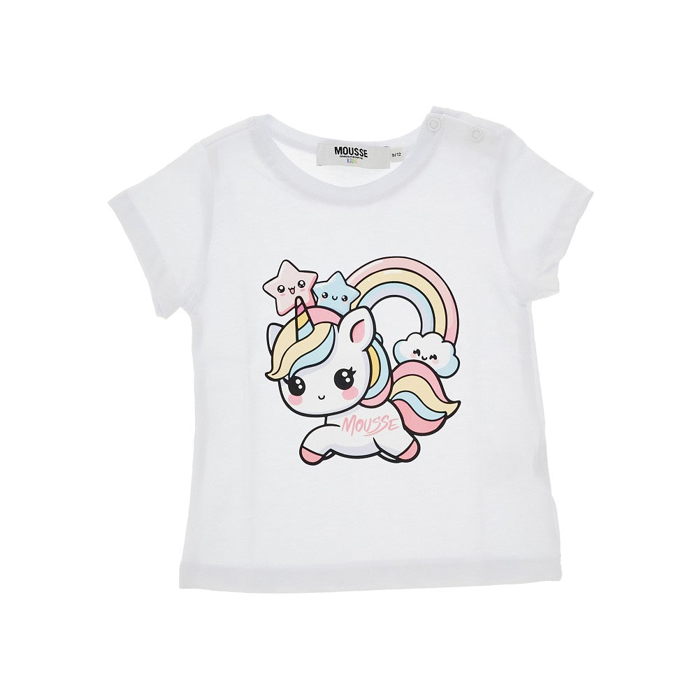 T-shirt con stampa Unicorno