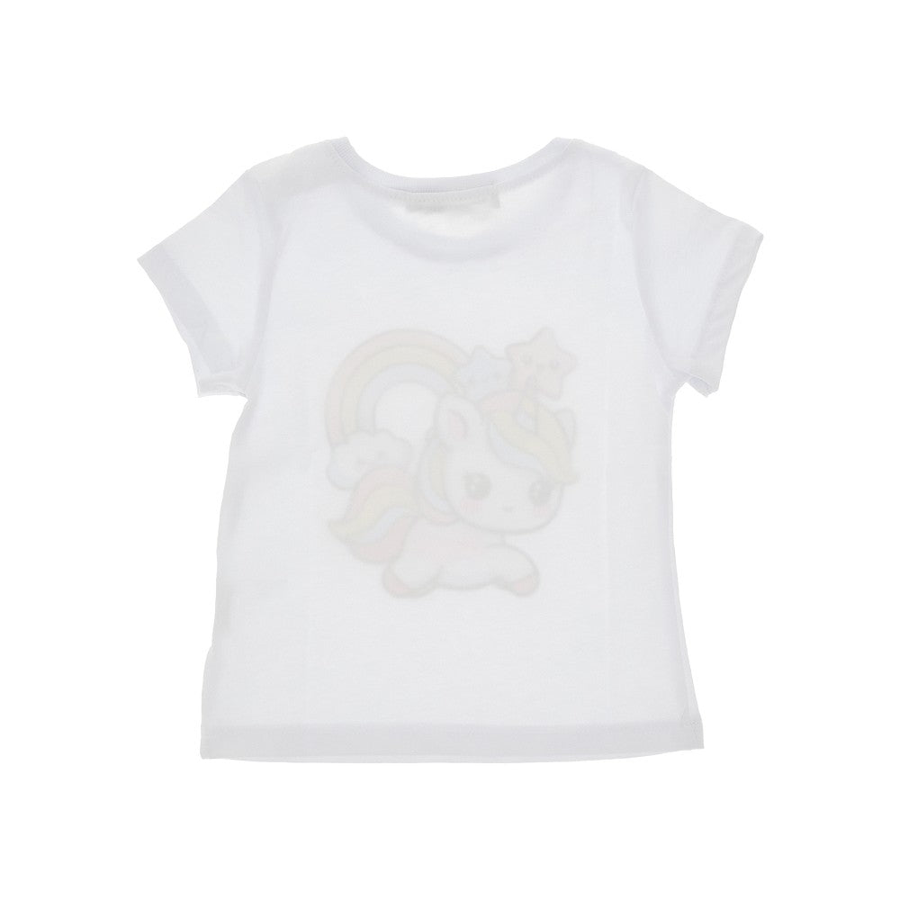 T-shirt con stampa Unicorno