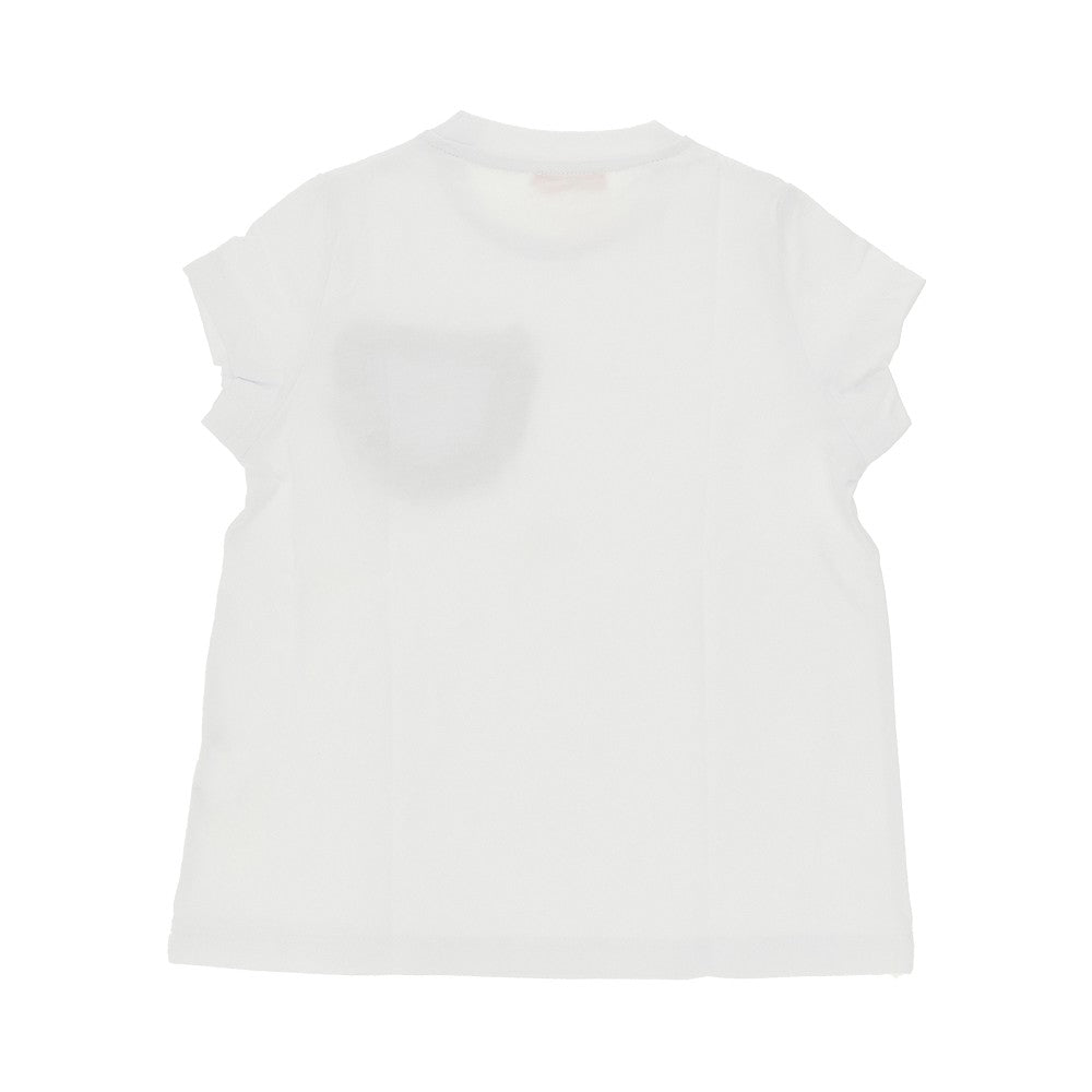 T-shirt con taschino in tessuto Liberty