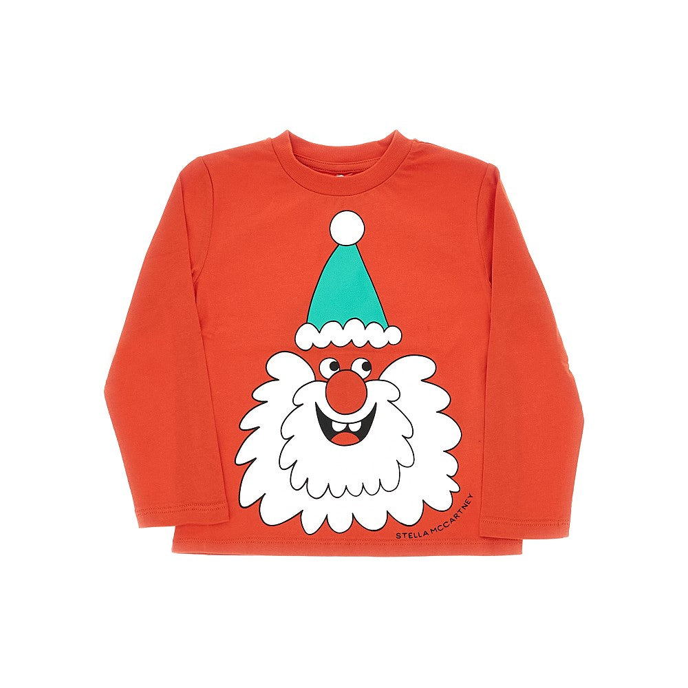 T-shirt in jersey con stampa