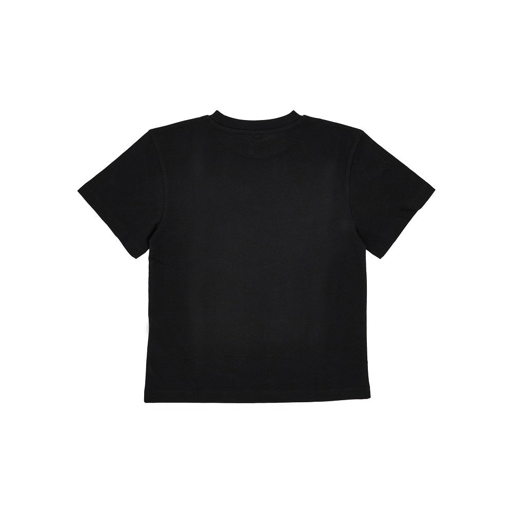 Jersey t-shirt with logo print