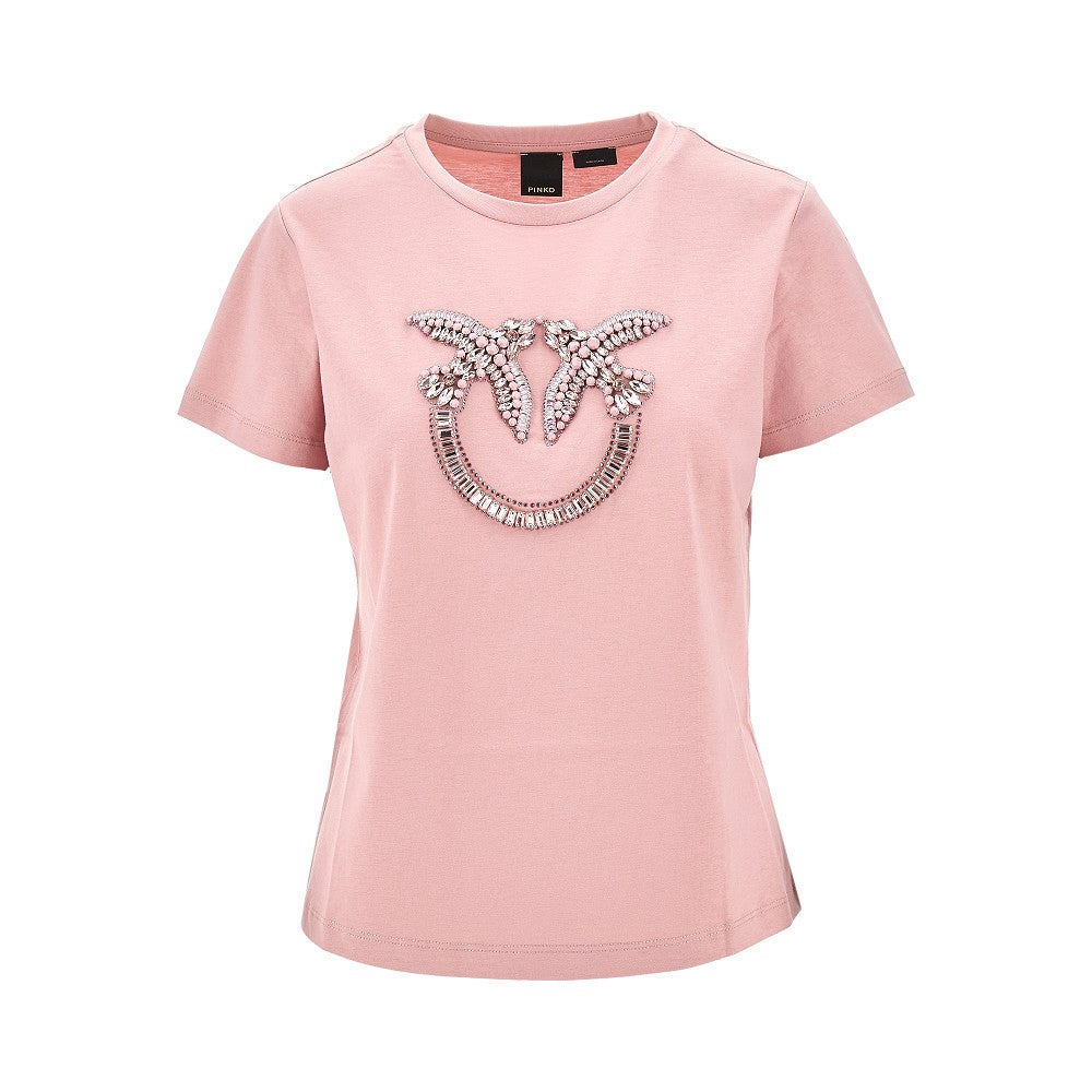 Crystal Love Birds logo T-shirt