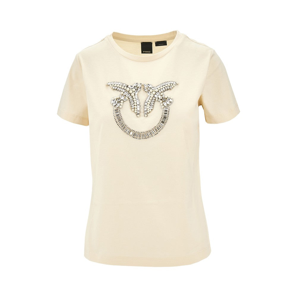 Crystal Love Birds logo T-shirt