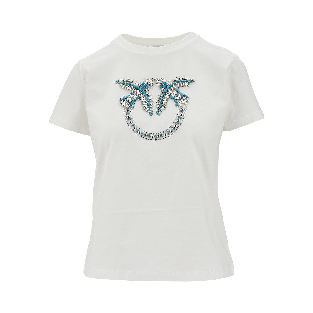 T-shirt con logo Love Birds