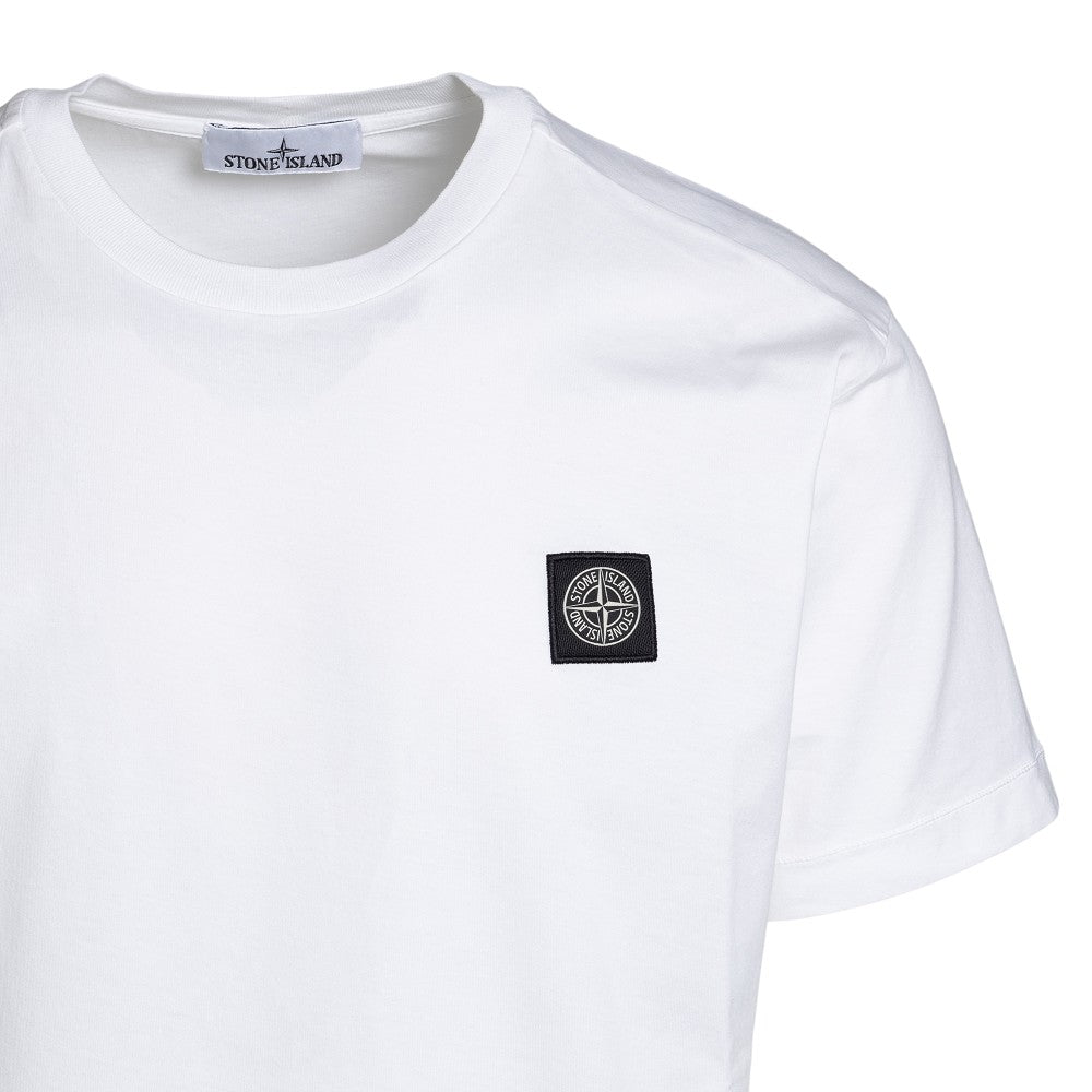 T-shirt con patch logo