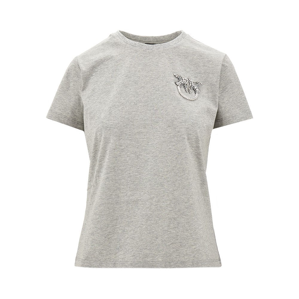 T-shirt con ricamo Love Birds