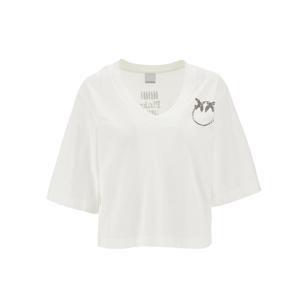 Logo print Boxy Fit T-shirt