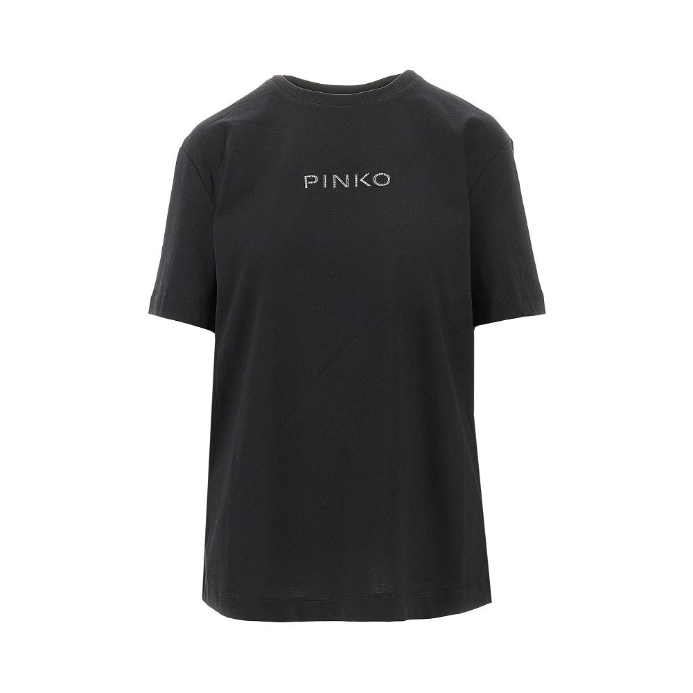 Jersey t-shirt with embroidered logo