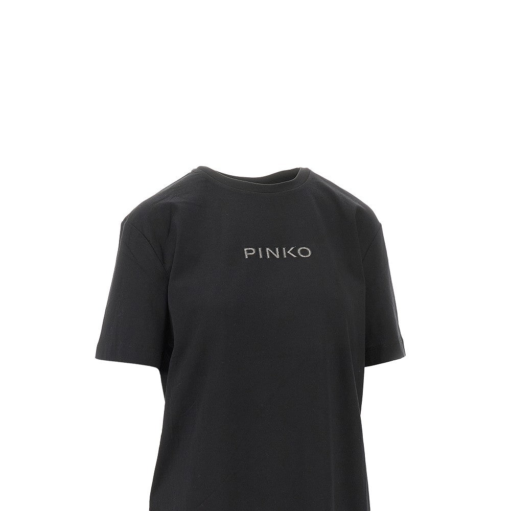 Jersey t-shirt with embroidered logo