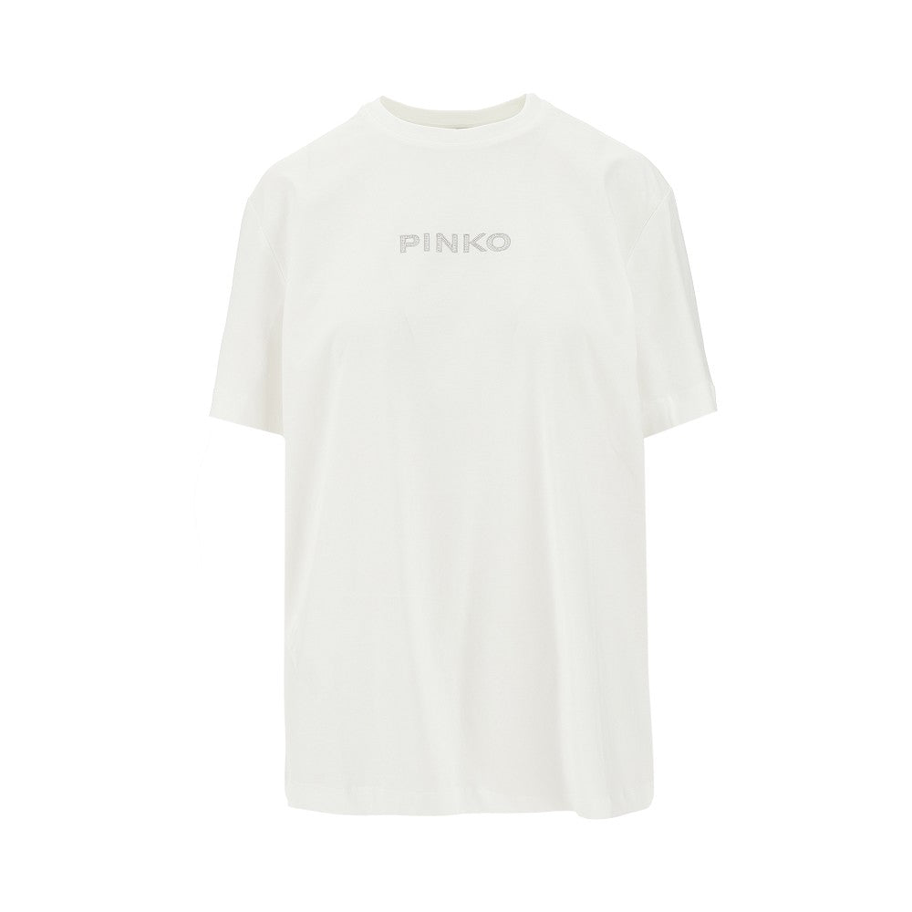 Jersey t-shirt with embroidered logo