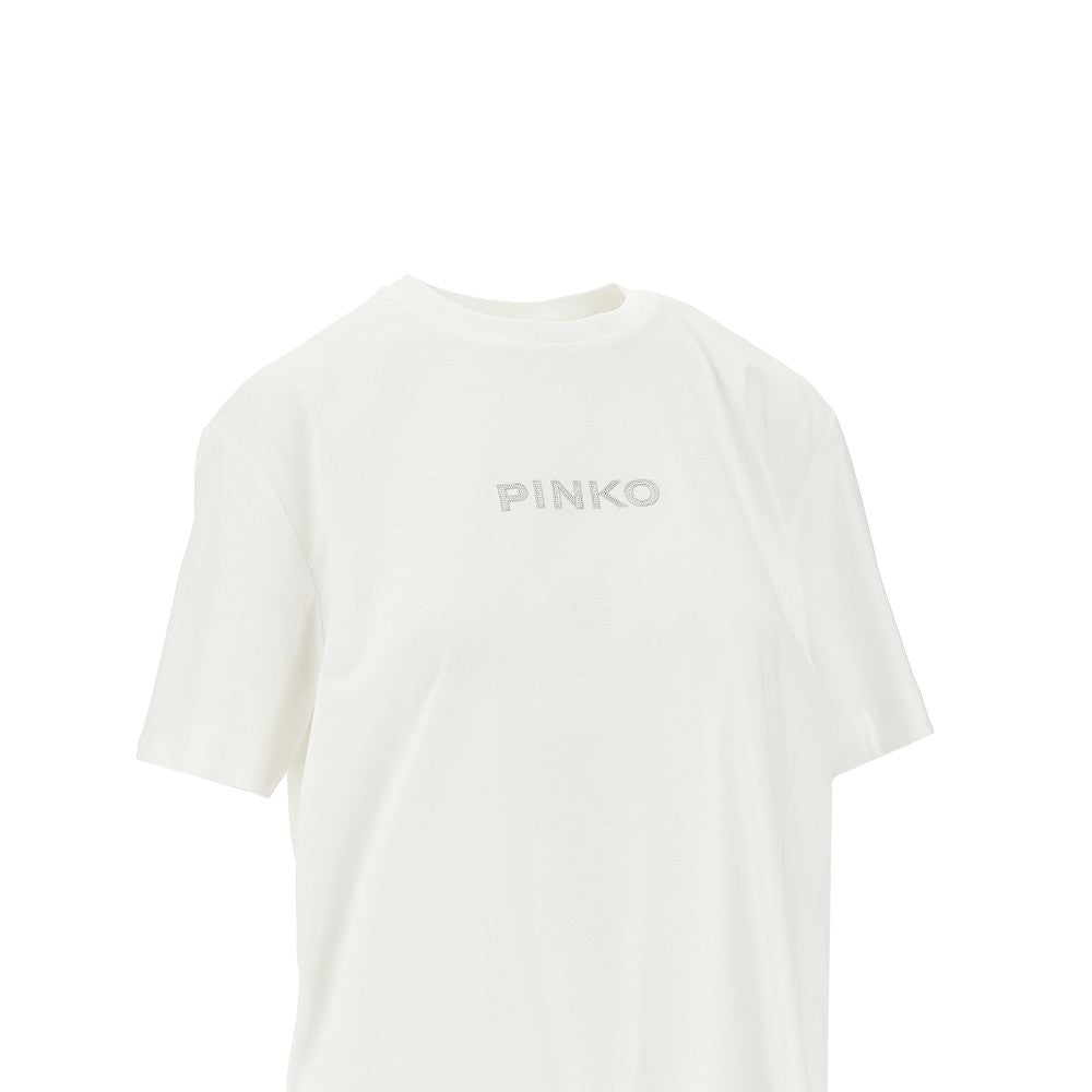 Jersey t-shirt with embroidered logo