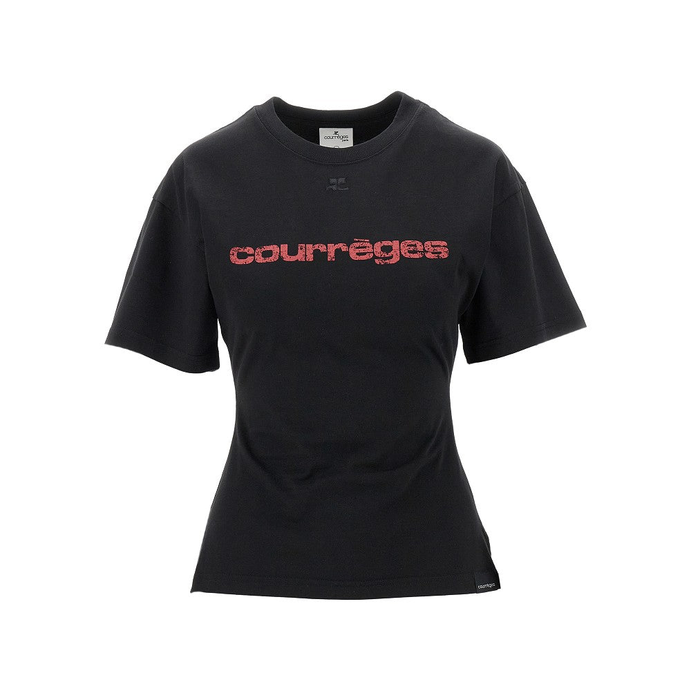 Logo print Fitted T-shirt