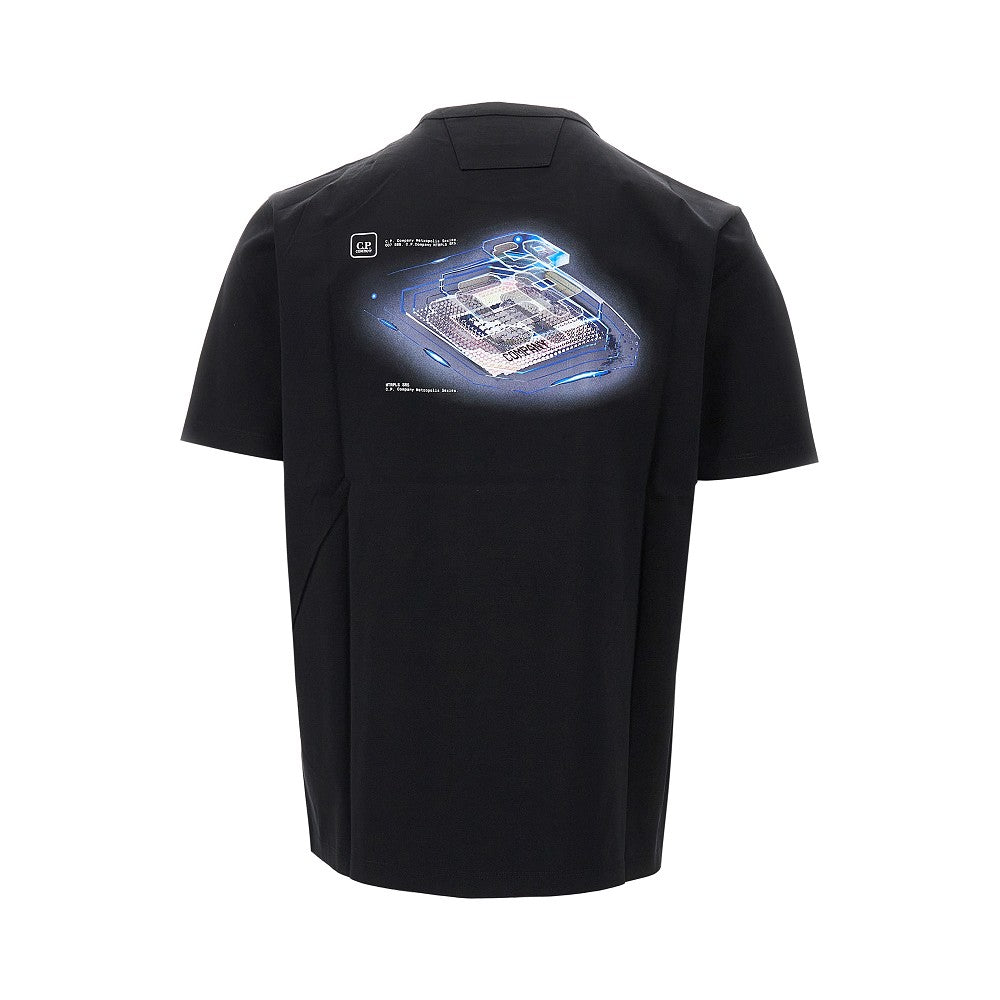 T-shirt con stampa logo grafica