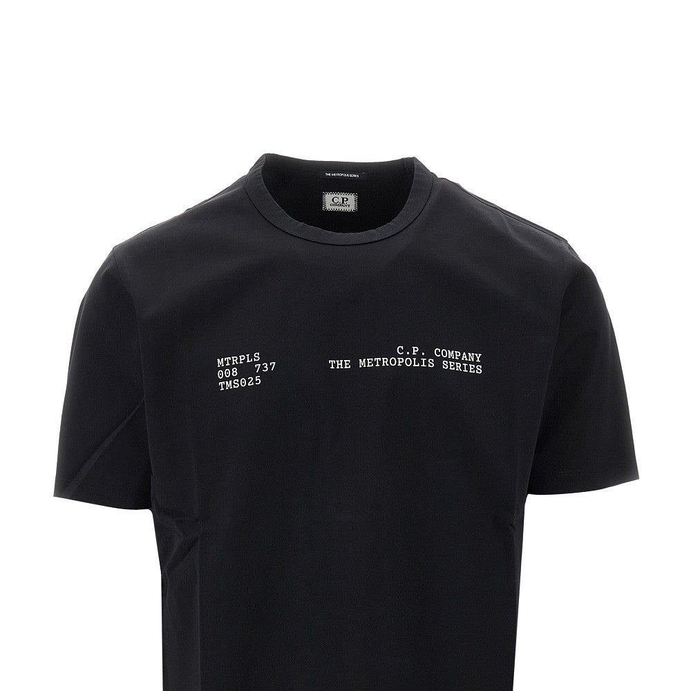 T-shirt con stampa logo grafica