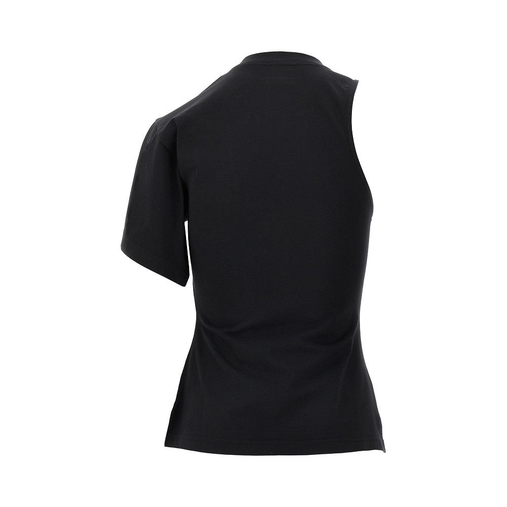 Scuba jersey one-sleeve T-shirt
