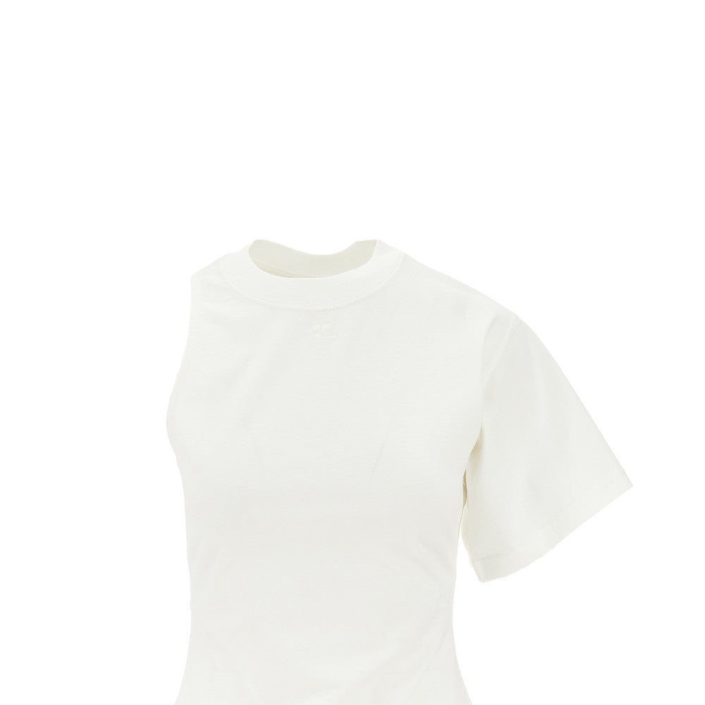 Scuba jersey one-sleeve T-shirt