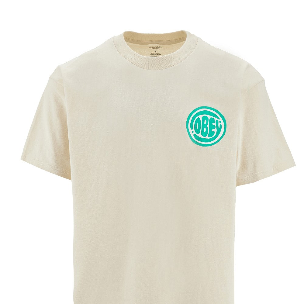T-shirt con stampa 'Obey Bubble'