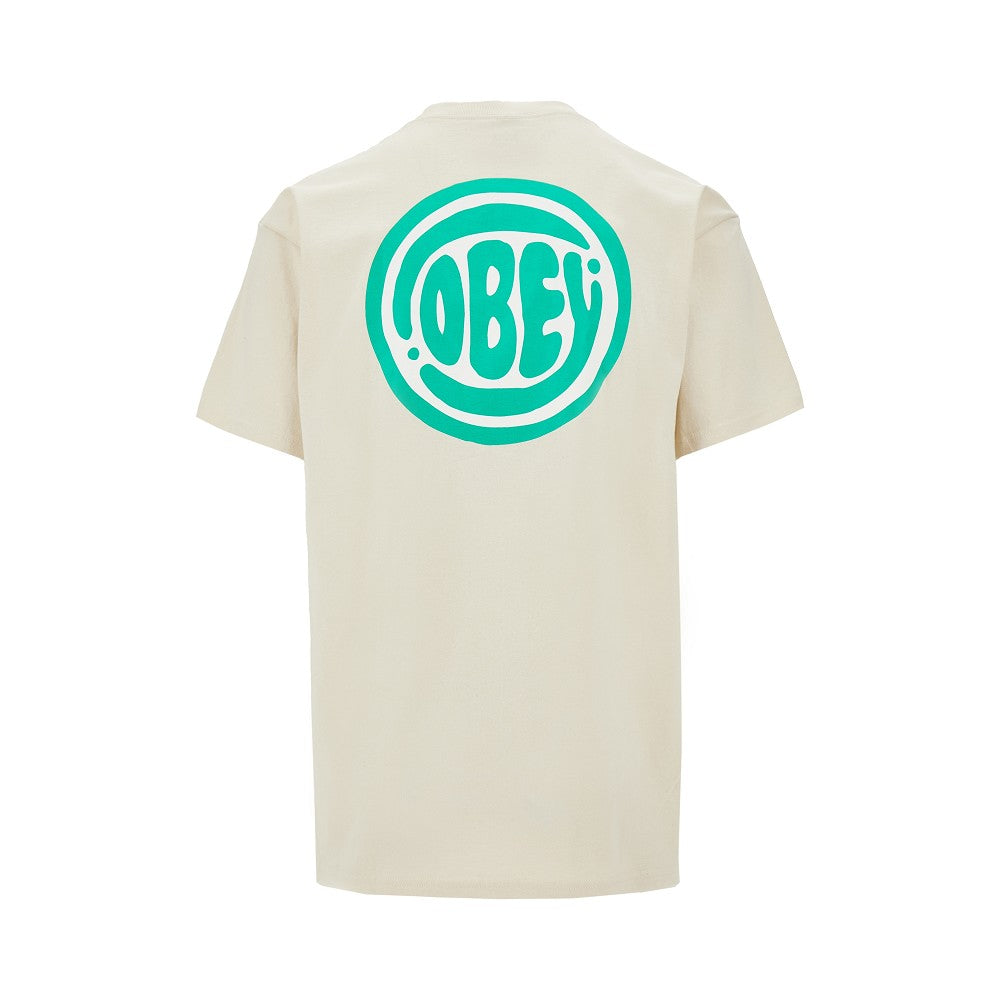 T-shirt con stampa 'Obey Bubble'