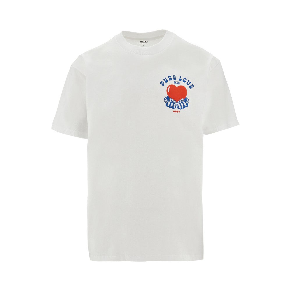 T-shirt con stampa 'Pure Love'