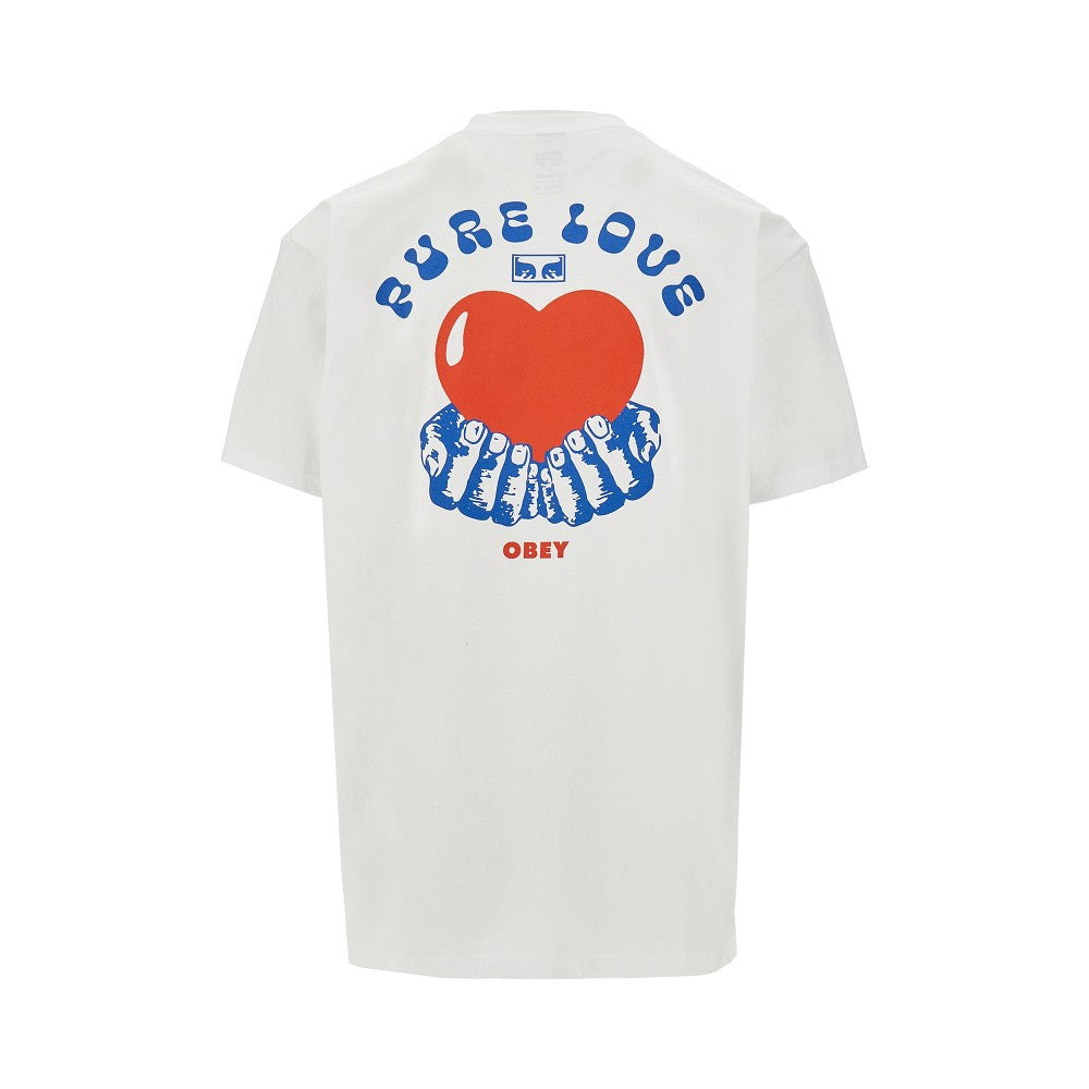 T-shirt con stampa 'Pure Love'
